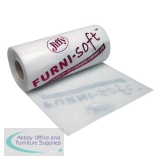 Jiffy Furni-soft Roll Soft Low Density Polyethylene Furniture Protection 1200mmx50m Clear Ref BLAM39561