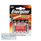 Energizer Max AA/E91 Batteries Ref E300112500 [Pack 4]