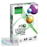 ProDesign A4 Colour Presentation Paper Ream-Wrapped 100gsm White PDFSC21100 [500 Sheets]