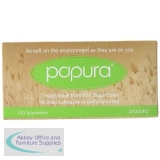 Papura Facial Tissues Box 3 Ply 100 Sheets White Ref 1514