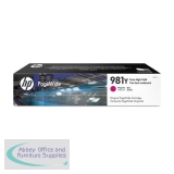 Hewlett Packard 981Y Pagewide Ink Cartridge Extra High Yield 16000pp 183ml Magenta Ref L0R14A