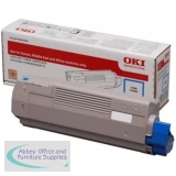 Oki C532/MC573 Laser Toner Cartridge Page Life 1500pp Cyan Ref 46490403