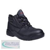 Chukka Boot Leather Steel Toecap & Midsole Size 4 Black Ref PM100 4