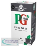 PG Tips Tea Bags Earl Grey Enveloped Ref 29013701 [Pack 25]