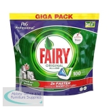 Fairy Professional Dishwasher Capsules All-in-One Original Ref 74639 [Pack 100]