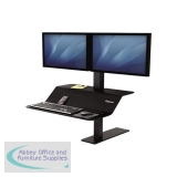 Fellowes Lotus VE Sit-Stand Workstation Dual Ref 8082001