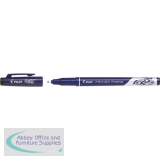Pilot Frixion Fineliner Pen Erasable 1.3mm Tip Black Ref 4902505560484 [Pack 12]