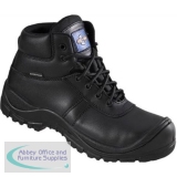 Rockfall Proman Boot Leather Waterproof 100% Non-Metallic Size 7 Black Ref PM4008-7 *5-7 Day Leadtime*