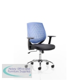 Trexus Dura Task Operator Chair With Arms Blue Ref OP000015