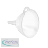 Large Funnel Plastic 125ml Clear