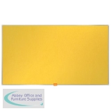 Nobo 40 inch Widescreen Felt Board 890x500mm Yellow Ref 1905319