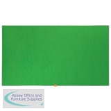 Nobo 55 inch Widescreen Felt Board 1220x690mm Green Ref 1905316