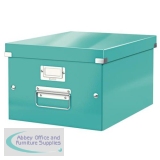 Leitz Click & Store Collapsible Storage Box Medium For A4 Ice Blue Ref 60440051