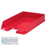 Rexel Choices Letter Tray PP A4 254x350x61mm Red Ref 2115599