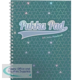 Pukka GLEE Jotta Notepad 200Pg 80gsm Wirebound A4 pls Green Ref 3008GLE [Pack 3]