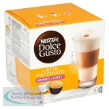 Nescafe Skinny Latte Capsules for Dolce Gusto Machine Ref 12051231 Pack 48 (3x16 Capsules=24 Drinks)