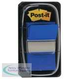 Post-it Index Flags 50 per Pack 25mm Blue Ref 680-2 [Pack 12]