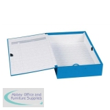 Concord Classic Box File 75mm Spine Foolscap Blue Ref C1278 [Pack 5]