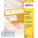 Avery Auto Franking Labels 1 per Sheet 140x38mm White Ref FL04 [1000 Labels]
