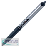 Pilot Hi-Techpoint V5 RT Rollerball Pen Retractable 0.5mm Tip 0.3mm Line Black Ref 105101201 [Pack 12]