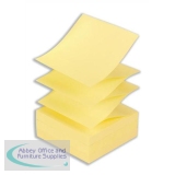 Post-it Z Notes 76x 76mm Canary Yellow Ref R330 [Pack 12]