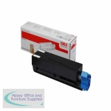 OKI Laser Toner Cartridge High Yield Page Life 10000pp Black Ref 44917602
