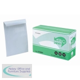 5 Star Eco Envelopes Recycled Pocket Self Seal Window 90gsm C4 324x229mm White [Pack 250]