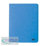 Elba StrongLine Square Cut Folder 320gsm 32mm Foolscap Blue Ref 100090020 [Pack 50]