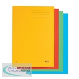 Elba StrongLine Square Cut Folder 320gsm 32mm Foolscap Assorted Ref 100090267 [Pack 50]