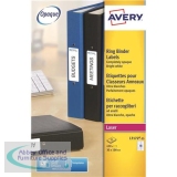 SP-320627 - Avery Filing Labels Laser Lever Arch 18 per Sheet 100x30mm Ref L7172-25 [450 Labels]