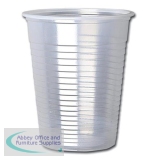 Cup for Water Cold Drinks Plastic Non Vending Machine 7oz 207ml Clear Ref 30009 [Pack 100]