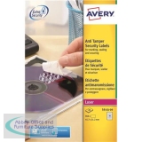 Avery Anti-Tamper Labels Laser 48 per Sheet 45.7x21.2mm White Ref L6113-20 [960 Labels]