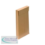 New Guardian Envelopes Heavyweight Peel & Seal Gusset 130gsm 350x248x25mm Manilla Ref M29066 [Pack 100]