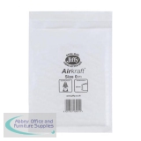 Jiffy Airkraft Bag Bubble-lined Peel and Seal Size 0 White 140x195mm Ref JL-0 [Pack 100]