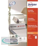 Avery Printable Business Tent Card 4 per Sheet 120x45mm 190gsm White Ref L4794-10 [40 labels]