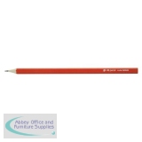5 Star Office Pencil HB Red Barrel [Pack 12]