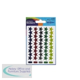 Avery Packet of Labels Star Shaped 14mm Assorted Ref 32-352 [90 Labels]