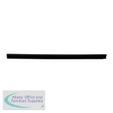 Spine Bars for 60 Sheets A4 Capacity 6mm Black [Pack 50]