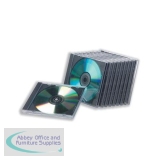 CD Jewel Case with High Impact Protection Plastic Clear [Pack 10]