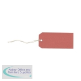 Tag Labels Strung Bulk Boxes Red [Pack 1000]