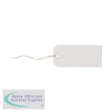 Tag Labels Strung Bulk Boxes White [Pack 1000]