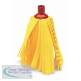 Addis Cloth Mop Head Refill Thick Absorbent Strands and Red Socket Ref 510527