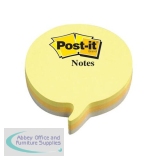 Post-it Speech Bubble Notes Pad of 225 Sheets Yellow and Grey Ref 2007SP