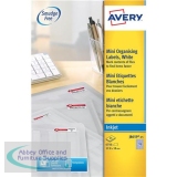 Avery Mini Multipurpose Labels Inkjet 270 per Sheet 17.8x10mm White Ref J8659REV-25 [6750 Labels]