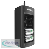 Energizer Universal Battery Charger CHEUF with Smart LED 2-5Hrs Time for AAA AA C D 9V Ref E301335700
