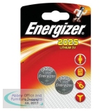 Energizer CR2025 Battery Lithium for Small Electronics 5003LC 163mAh 3V Ref 637988 [Pack 2]