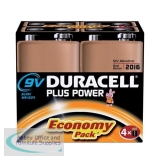 Duracell Plus Power Battery Alkaline 9V Ref 81275463 [Pack 4]
