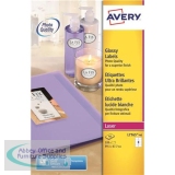 Avery Glossy Labels Laser Photographic Finish 8 per Sheet 99.1x67.7mm White Ref L7765-40 [320 Labels]