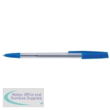 5 Star Value Ball Pens Medium 1.00mm Tip 0.7mm Line Blue [Pack 50]