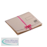 Elba Deed Legal Wallet with Security Ribbon 360gsm 100mm Foolscap Buff Ref 100080793 [Pack 25]